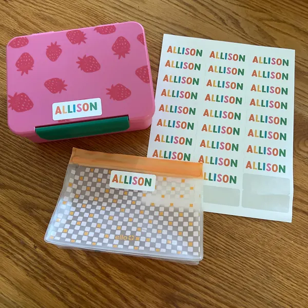 Personalized Waterproof Daycare Labels Dishwasher Safe Stickers  Name Stickers  School Supply  Name Labels Customized Labels Daycare Labels