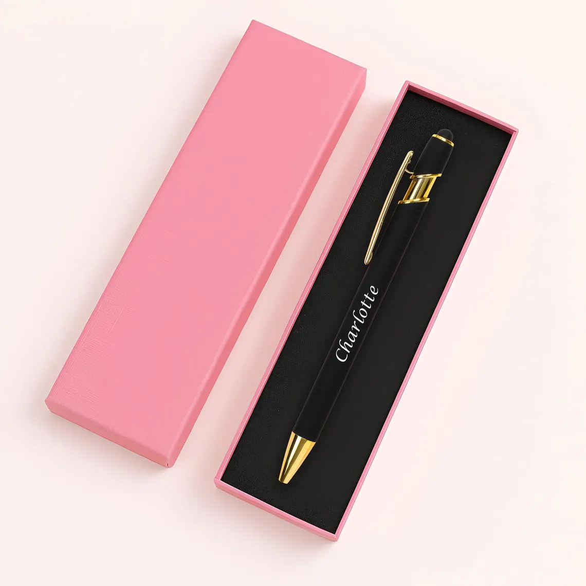 Personalized Rose Gold Pen Engraved pens for Teachers and students work Colleague stocking filler friends and family custom gift