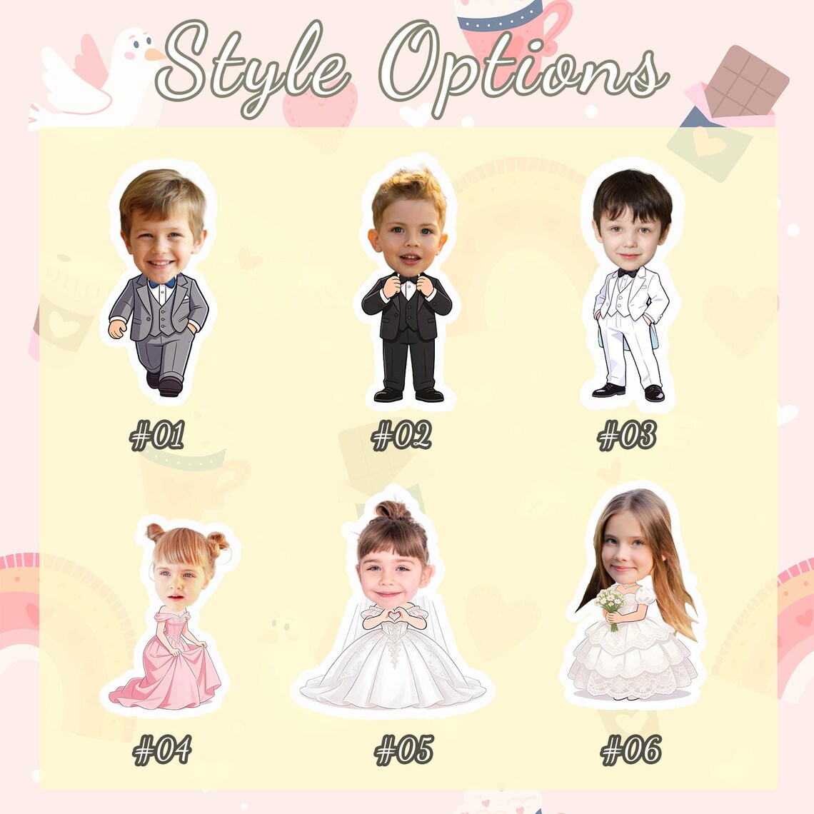 Personalized Couple Doll Cushion Cartoon Photo Pillow Funny Bride Groom Gift Unique Wedding Keepsake Face Pillow
