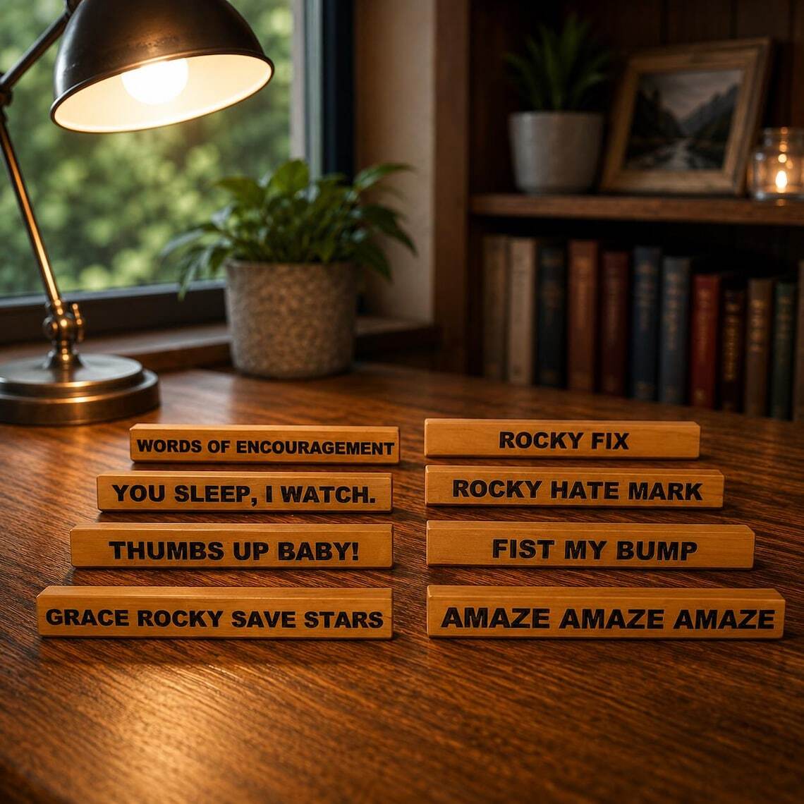 Personalized Project Hail Mary Rocky Figure Rocky Inspired Figurine With Quote Signs Project Hail Mary Desk Decor Sci Fi Book Fan Gift