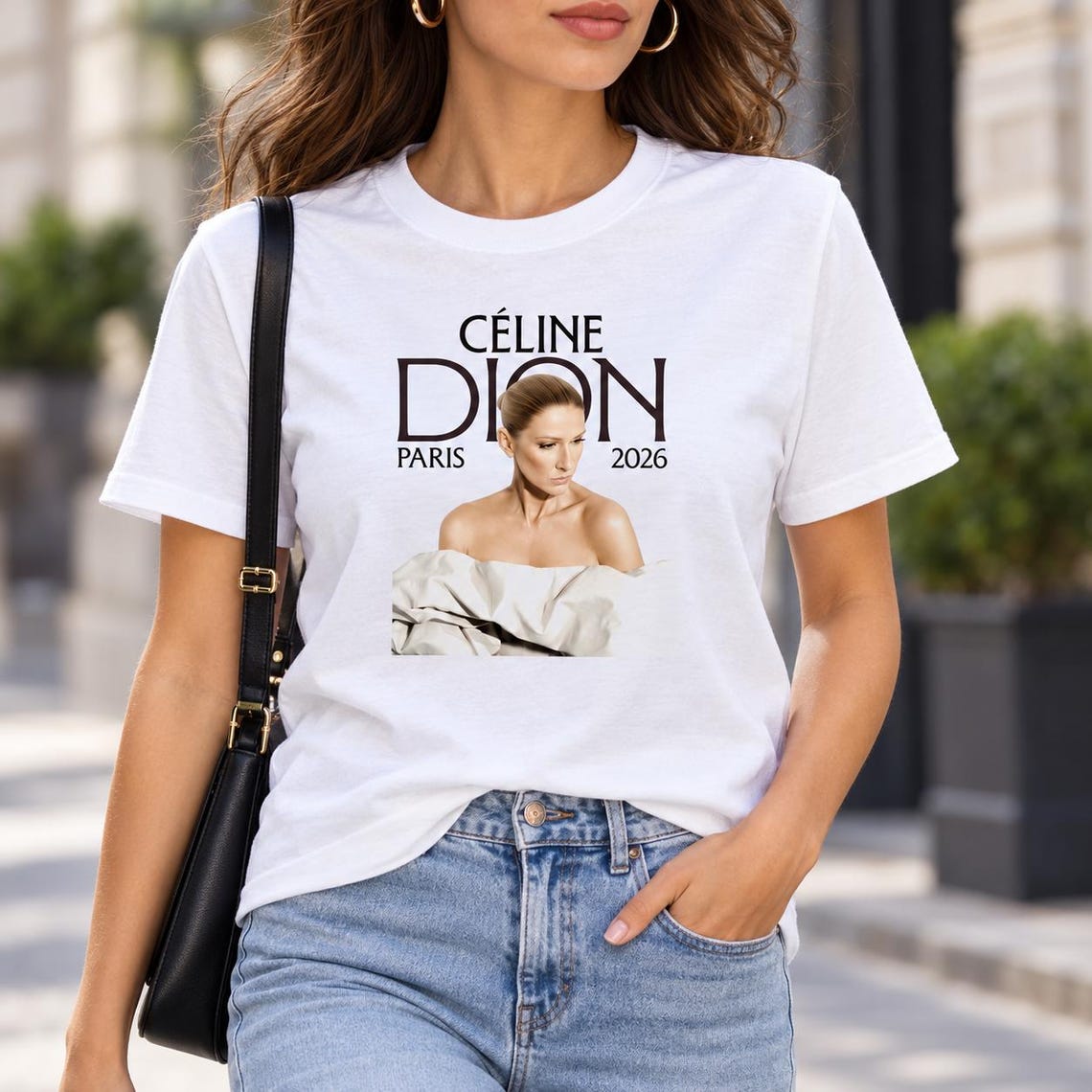 Celine Dion Graphic Shirt 2026 Céline Dion Paris Tour T-shirt