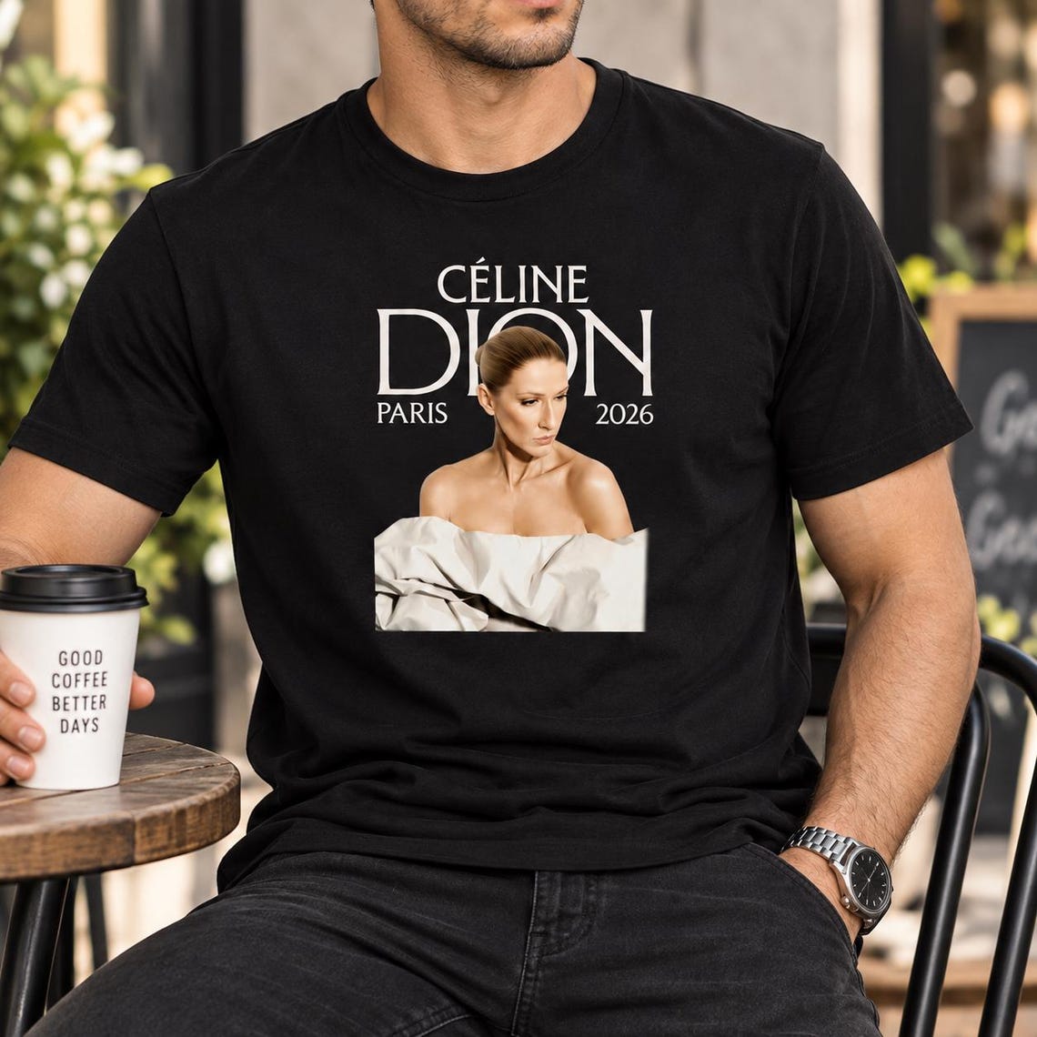 Celine Dion Graphic Shirt 2026 Céline Dion Paris Tour T-shirt