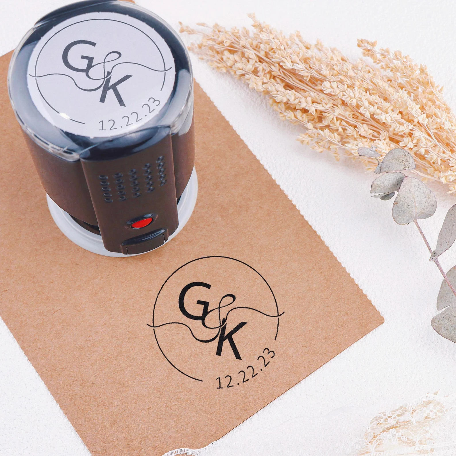 Personalized Photo Wedding Invitation Set Personalized Couple Portrait Sketch Invite With Custom Monogram Stamp And Kraft Envelope