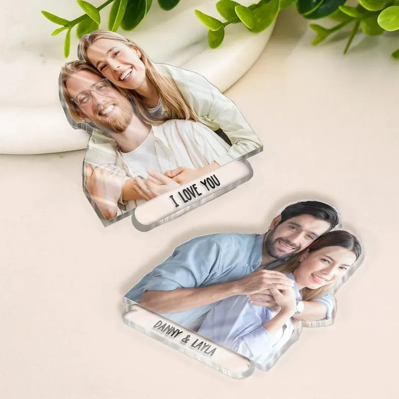 Personalized Photo Fridge Magnet Custom Cutout Shape Acrylic Magnet from Photo for Family Pet and Sentimental Gift Ideas