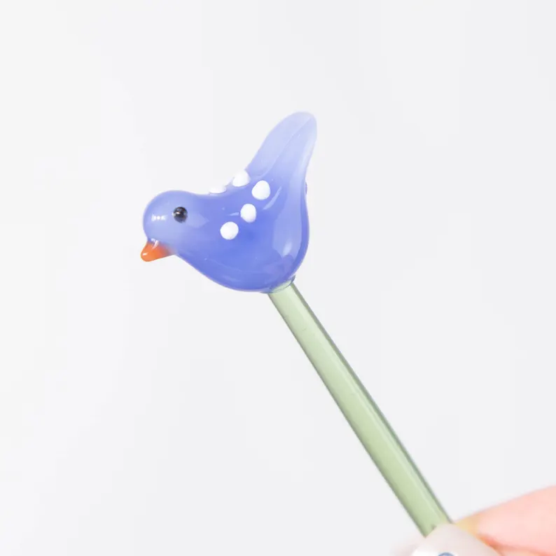 [Copy]Personalized Glass Birth Month Flower Birth Flower Gift Hand Blown Spring Flower Glass Flower Bouquet Valentine's Day Gift For Her Home Decor