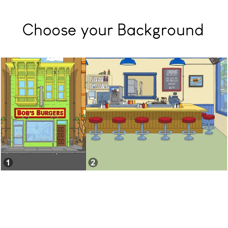 Personalized Cartoon Anime Style Photo Wall Art Comic Poster Without Frame Custom Art Lover Gift Custom Portrait for Family