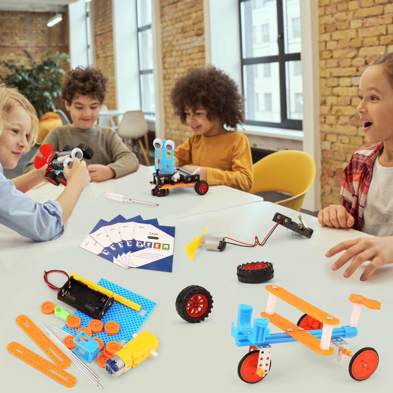 STEM Kits for Kids Crafts Boys Gifts Toys for 6 7 8 Year Old Boy Birthday Gift Ideas STEM Toys Crafts Robotics Science Kits Activities Robot Building Age 8-10 9 10 11 12 13 14
