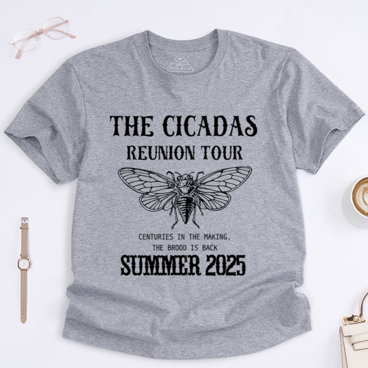 Personalized Classic T-Shirts Funny Cicada Concert and Bug Humor Goblincore Insect Tee Shirts Nature Lover Gift Cicada Return Tee