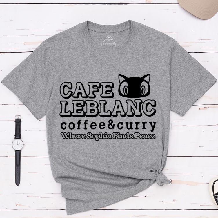 Personalized Curry Cafe Game Classic T-Shirts JRPG Phantom Theives Video Game Tshirt Fantasy Game Shirt