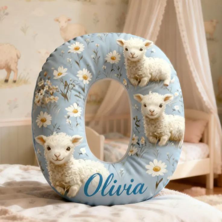 Personalized Retro Little Sheep Graphic 3D Print Pillow Birthday Gifts Funny Gifts 