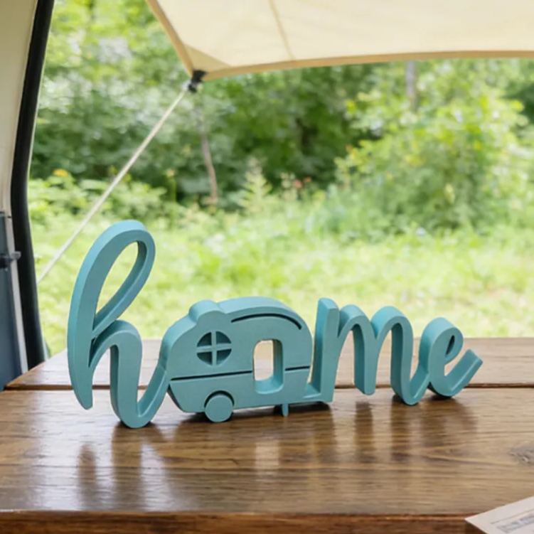 Personalized 3D Printed Home Sign Camping Decor Sign Gifts for Campers Rv Gift Ideas