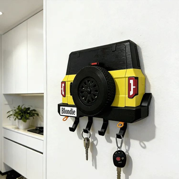 Personalized Car Shaped Key Holder Unique Gift for Racers and Racing Lovers