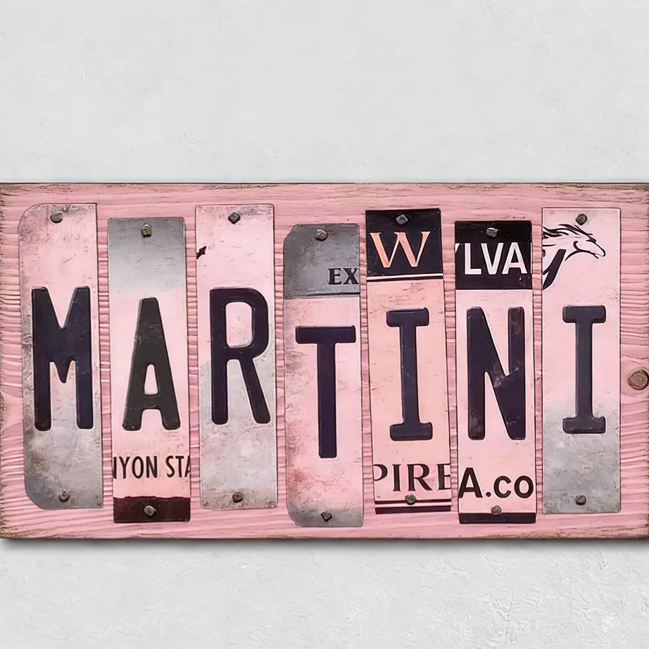 Personalized License Plate Wall Art Unique Gift for Car Enthusiasts