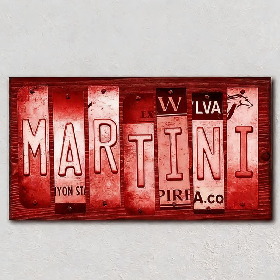 Personalized License Plate Wall Art Unique Gift for Car Enthusiasts