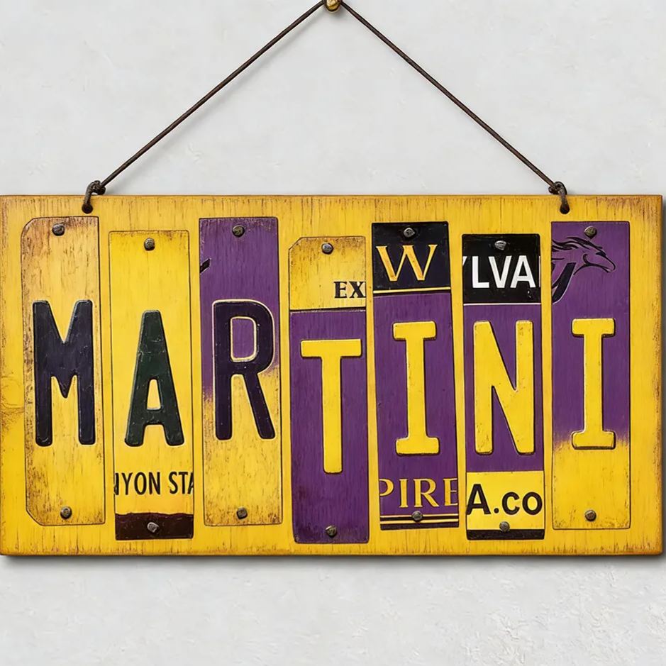 Personalized License Plate Wall Art Unique Gift for Car Enthusiasts