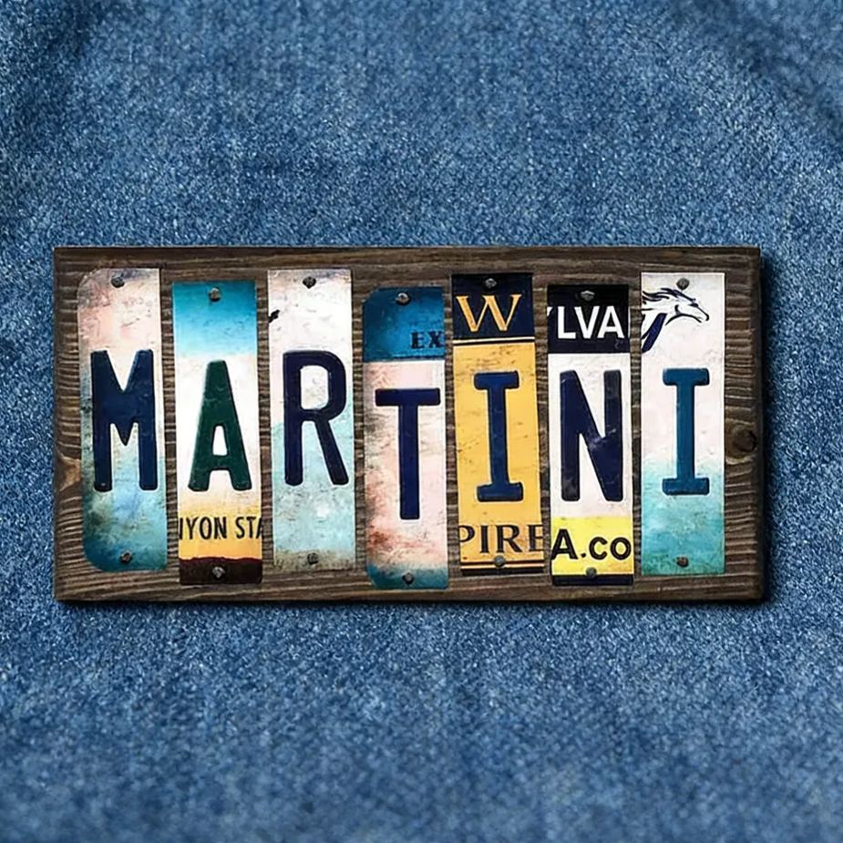 Personalized License Plate Wall Art Unique Gift for Car Enthusiasts