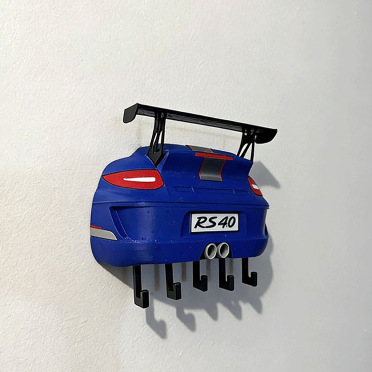 Personalized Por 911 Key Holder Unique Gift for Racers and Racing Lovers