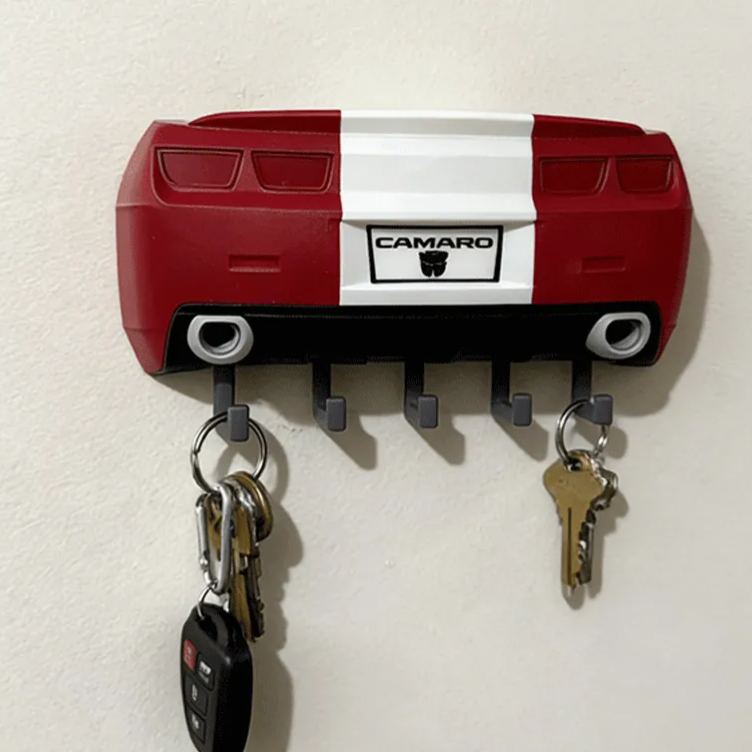 Personalized Bumblebee Camaro Inspired Key Holder Unique Gift for Racers and Racing Lovers