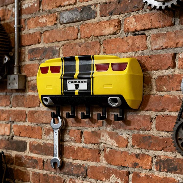 Personalized Bumblebee Camaro Inspired Key Holder Unique Gift for Racers and Racing Lovers