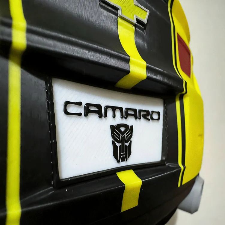 Personalized Bumblebee Camaro Inspired Key Holder Unique Gift for Racers and Racing Lovers