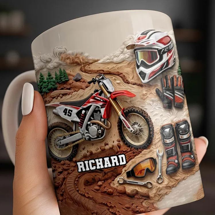Personalized Your Passion Coffee Mug Gift for Motocross Riders