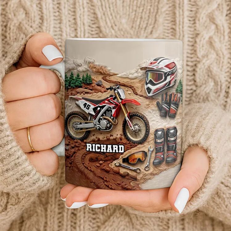 Personalized Your Passion Coffee Mug Gift for Motocross Riders