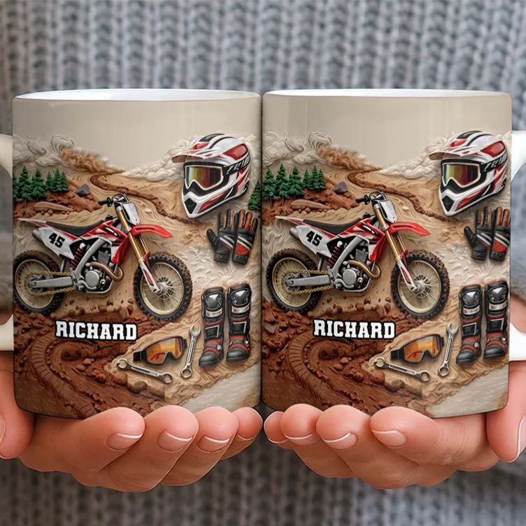 Personalized Your Passion Coffee Mug Gift for Motocross Riders
