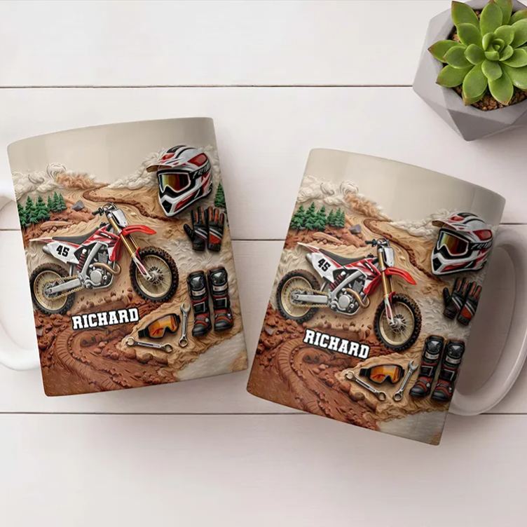 Personalized Your Passion Coffee Mug Gift for Motocross Riders