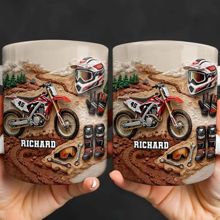 Personalized Your Passion Coffee Mug Gift for Motocross Riders