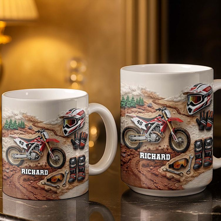 Personalized Your Passion Coffee Mug Gift for Motocross Riders