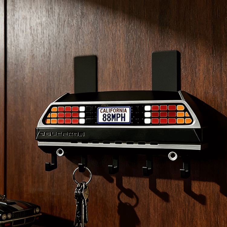 Personalized Timeline Machine KeyHanger Custom License Plate KeyHanger Unique Gift