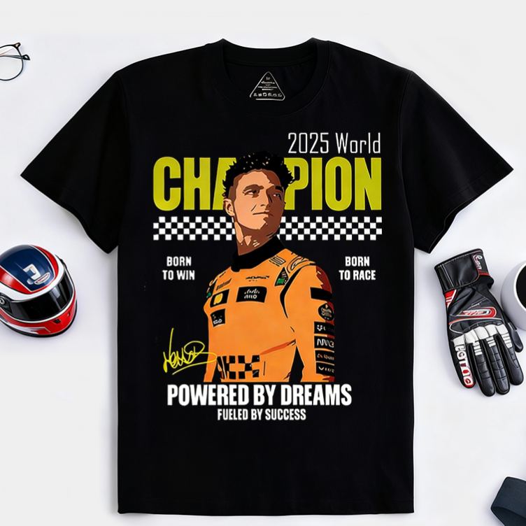 Personalized Racing Gifts Custom Text World Champion T Shirt Race Car Lover Short Sleeve Tee Motorsport Fan Gift