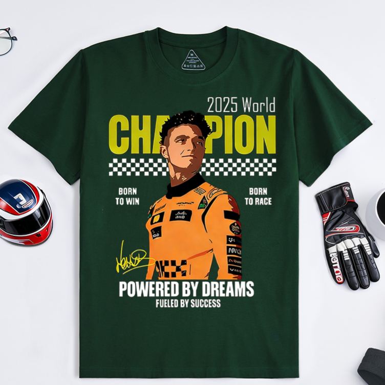 Personalized Racing Gifts Custom Text World Champion T Shirt Race Car Lover Short Sleeve Tee Motorsport Fan Gift