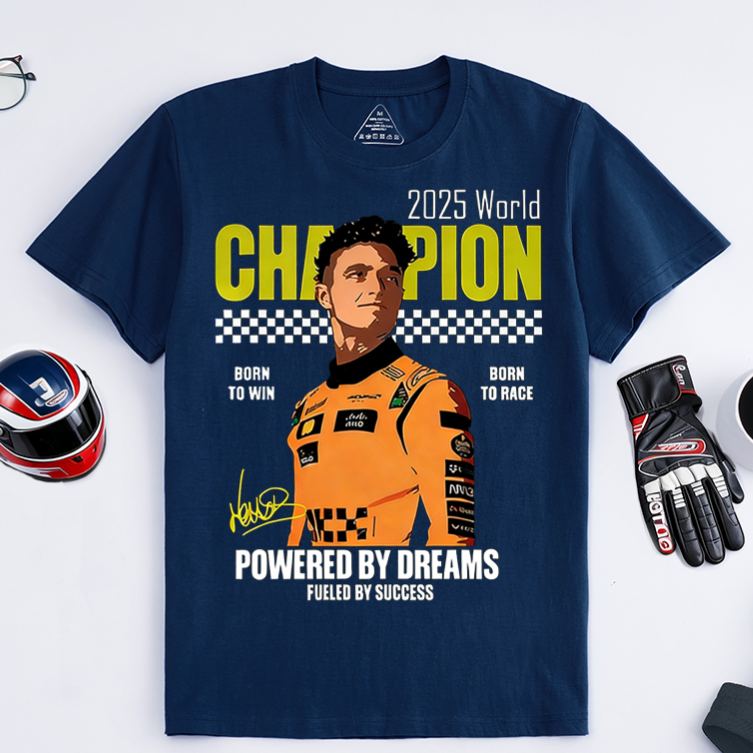 Personalized Racing Gifts Custom Text World Champion T Shirt Race Car Lover Short Sleeve Tee Motorsport Fan Gift