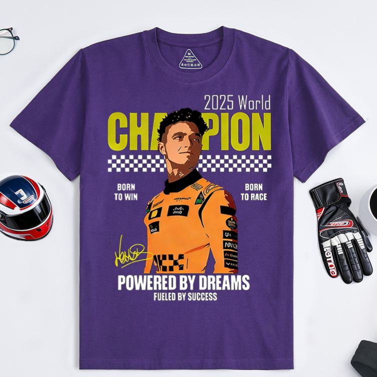 Personalized Racing Gifts Custom Text World Champion T Shirt Race Car Lover Short Sleeve Tee Motorsport Fan Gift