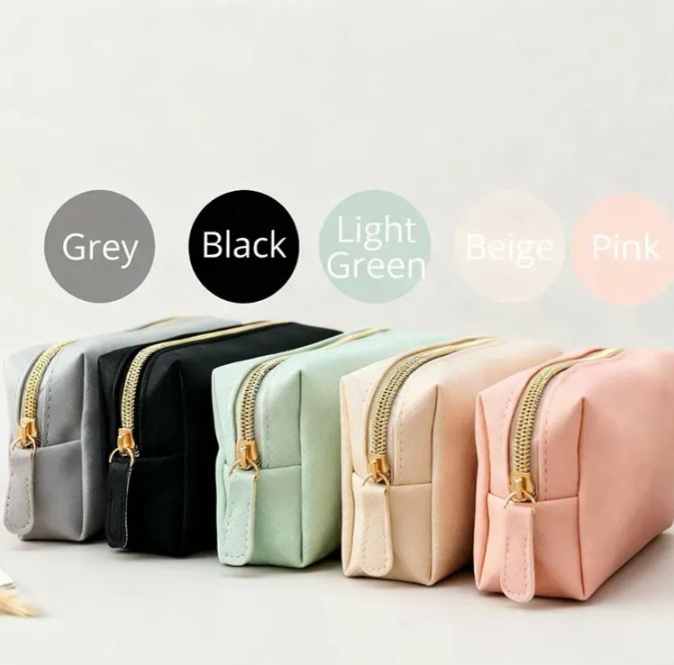 Personalized Floral Alphabet Toiletry Bag with Custom Name for Travel Daily Use Gift Kids