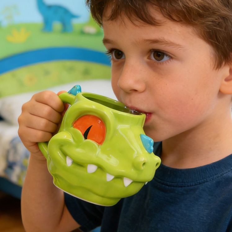 3D Adorable Dragon Style Cartoon Cup for Boys and Girls Birthday Gift Mug