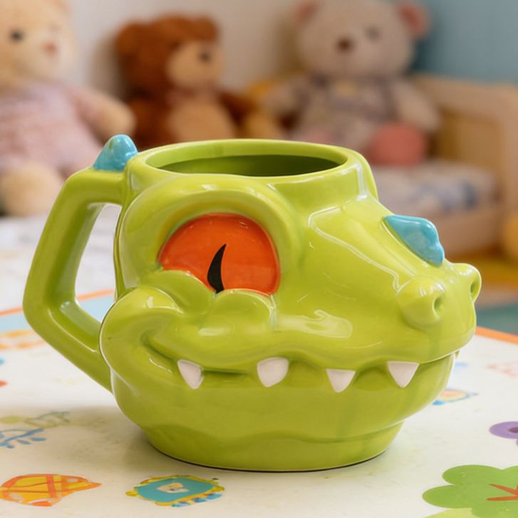 3D Adorable Dragon Style Cartoon Cup for Boys and Girls Birthday Gift Mug