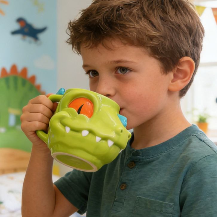 3D Adorable Dragon Style Cartoon Cup for Boys and Girls Birthday Gift Mug