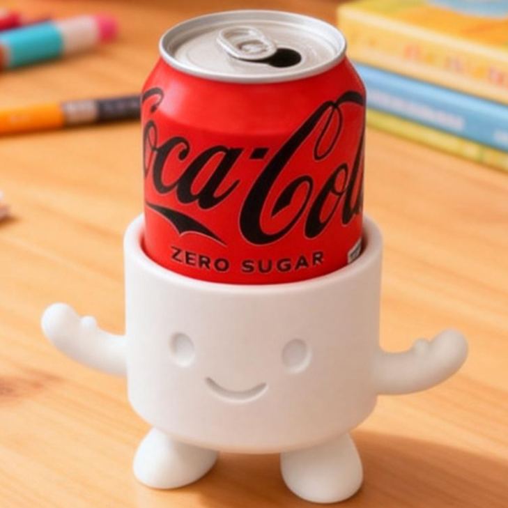 Funny Cartoon Shaped Creative Drink Accessory Cup Holder Pen holder 3d Printing