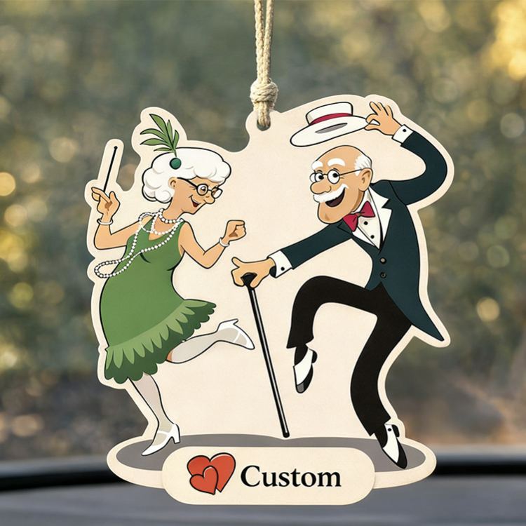 Personalized Dancing Couple Custom Photo Car Fragrance Ornament Perfect Romantic Holiday Gift Choice Custom Photo Scented Decor for Partners