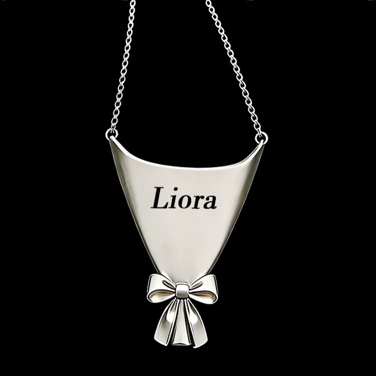 Personalized Customizable Floral Necklace Refreshing Vibe Unique Gift Choice DIY Flower Bouquet Pendant for Her