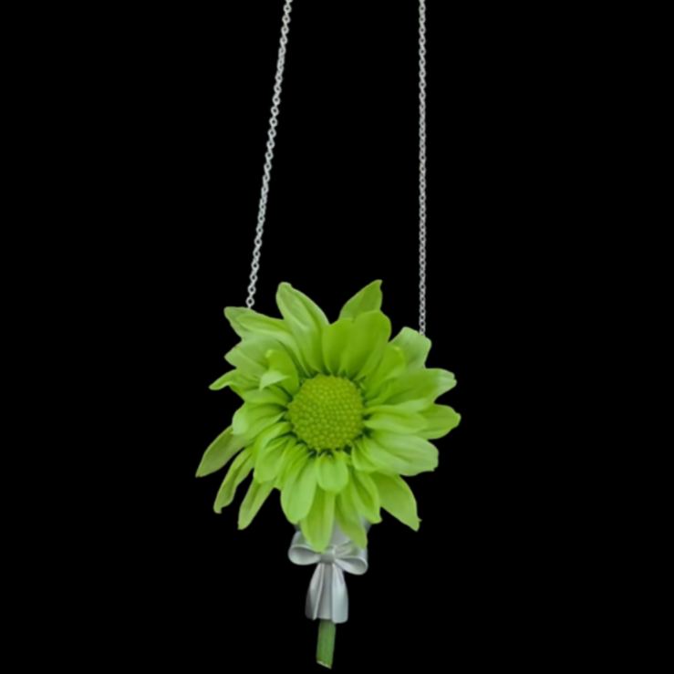 Personalized Customizable Floral Necklace Refreshing Vibe Unique Gift Choice DIY Flower Bouquet Pendant for Her