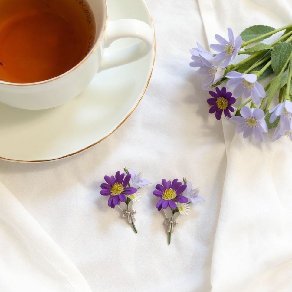 Personalized Customizable Floral Brooch Refreshing Vibe Unique Gift Choice DIY Flower Bouquet Fashion Accessory for Her