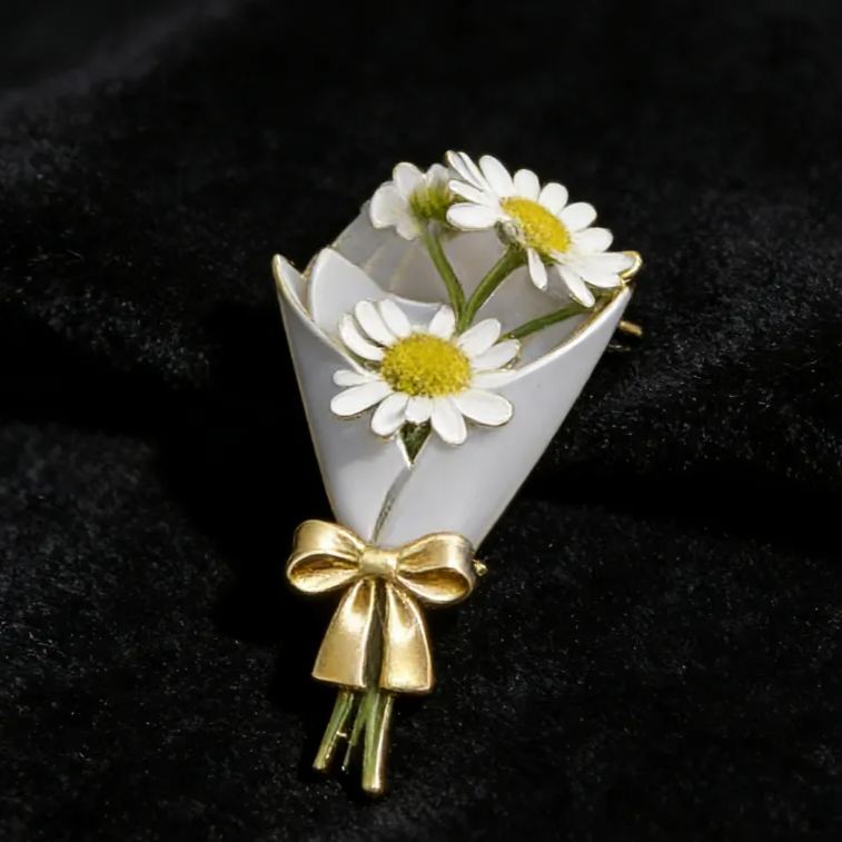 Personalized Customizable Floral Brooch Refreshing Vibe Unique Gift Choice DIY Flower Bouquet Fashion Accessory for Her