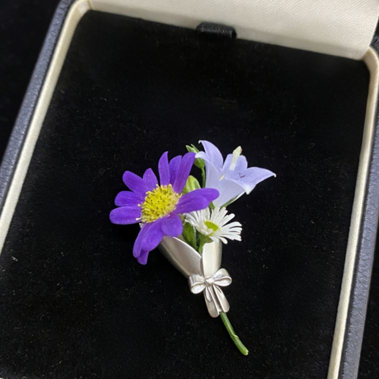 Personalized Customizable Floral Brooch Refreshing Vibe Unique Gift Choice DIY Flower Bouquet Fashion Accessory for Her