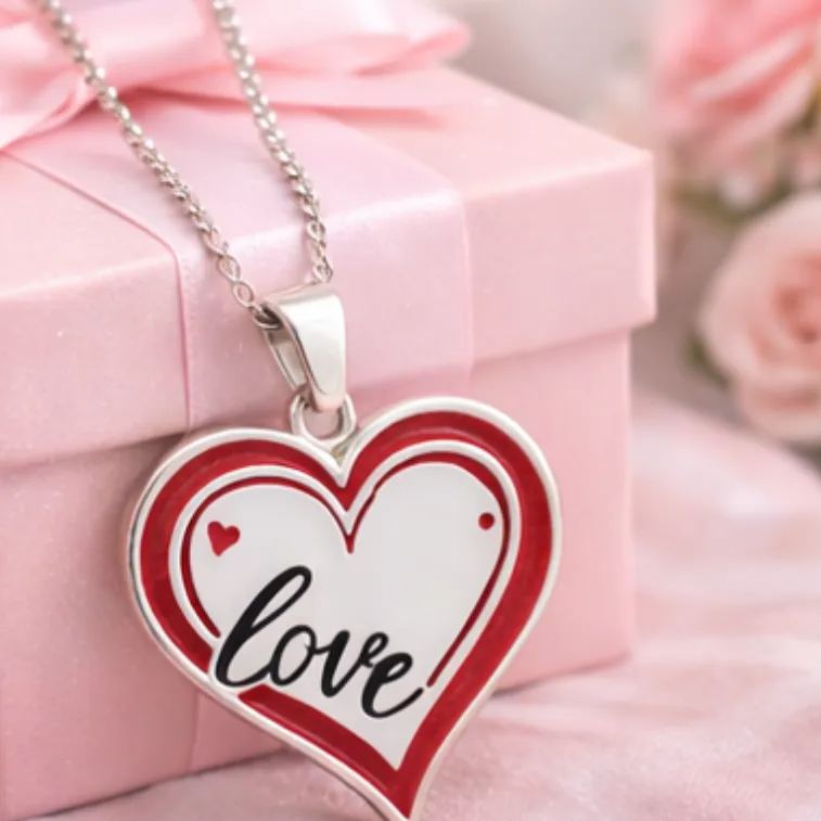 Personalized Sweetheart Love Necklace Custom Name Romantic Holiday Gift for Her