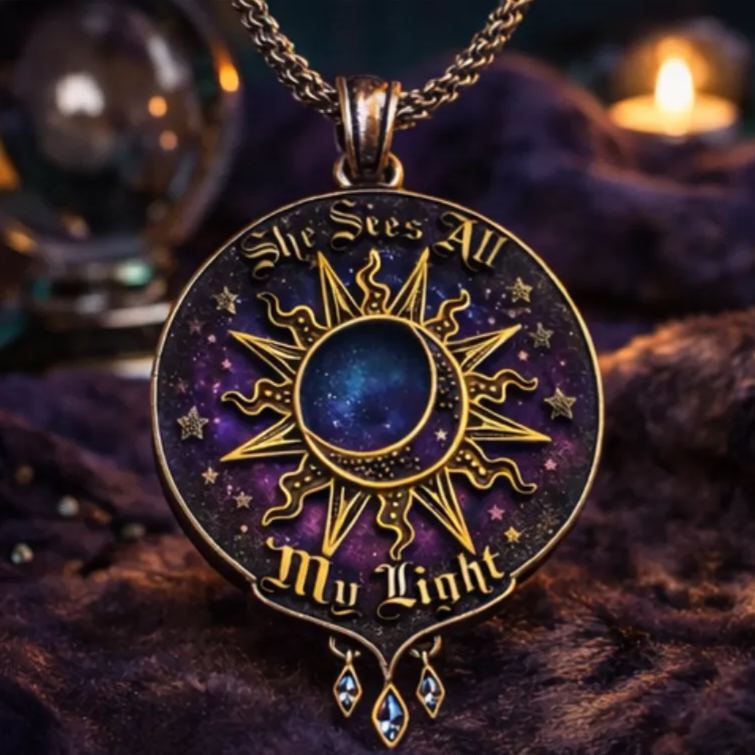 Personalized Matching Magic Moon Star Necklaces Celestial Symbolizing Love Romantic Gift for Couples