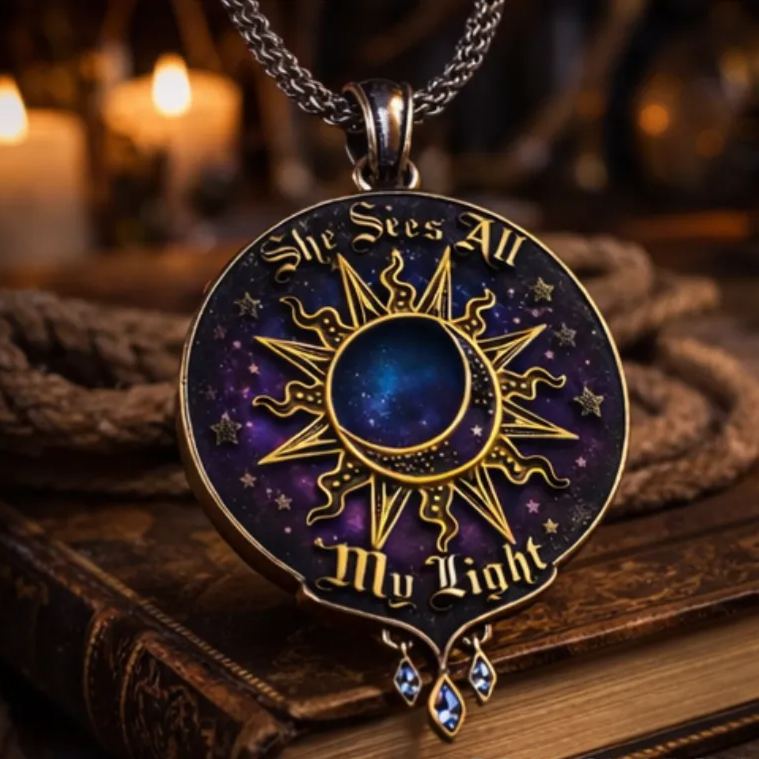 Personalized Matching Magic Moon Star Necklaces Celestial Symbolizing Love Romantic Gift for Couples