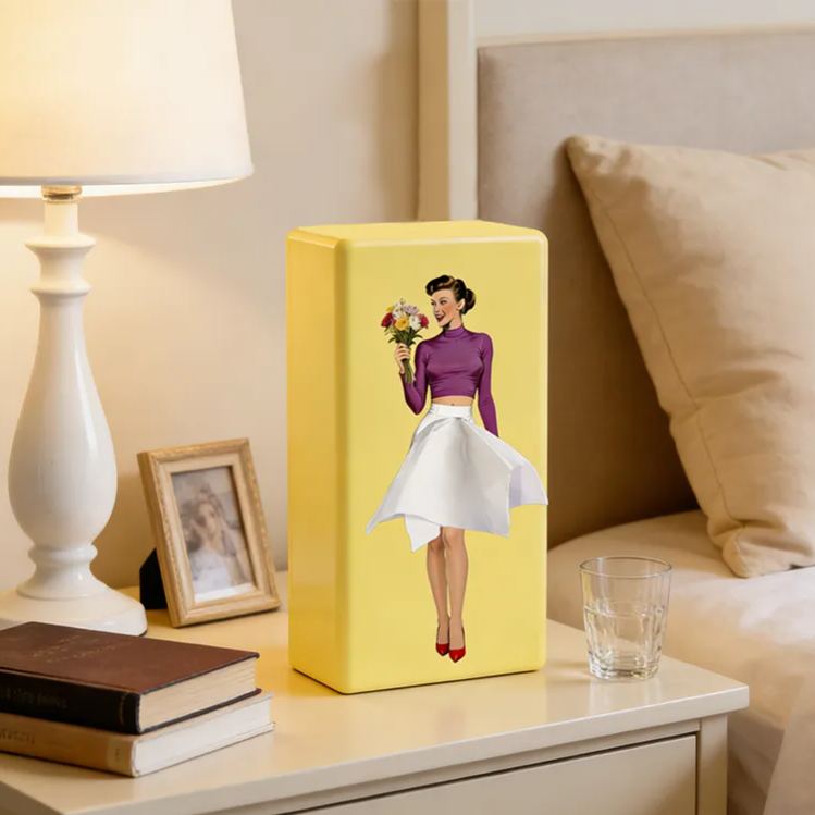Personalized Whimsical Dancer Tissue Box Engraved Home Decor Artistic Gift for Ballet Dancers